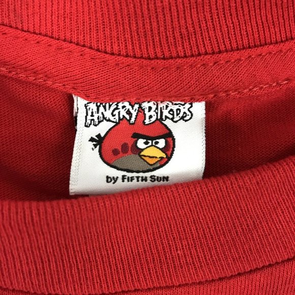 Official Discontinued Angry Bird Shirt Large Red - Excellent Condition - Picture 3 of 4